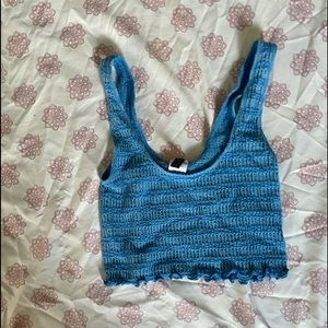 Blue tank top